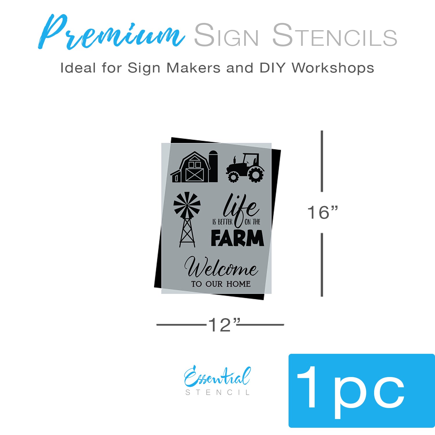 Life is Better on the Farm Stencil (Club Exclusive)