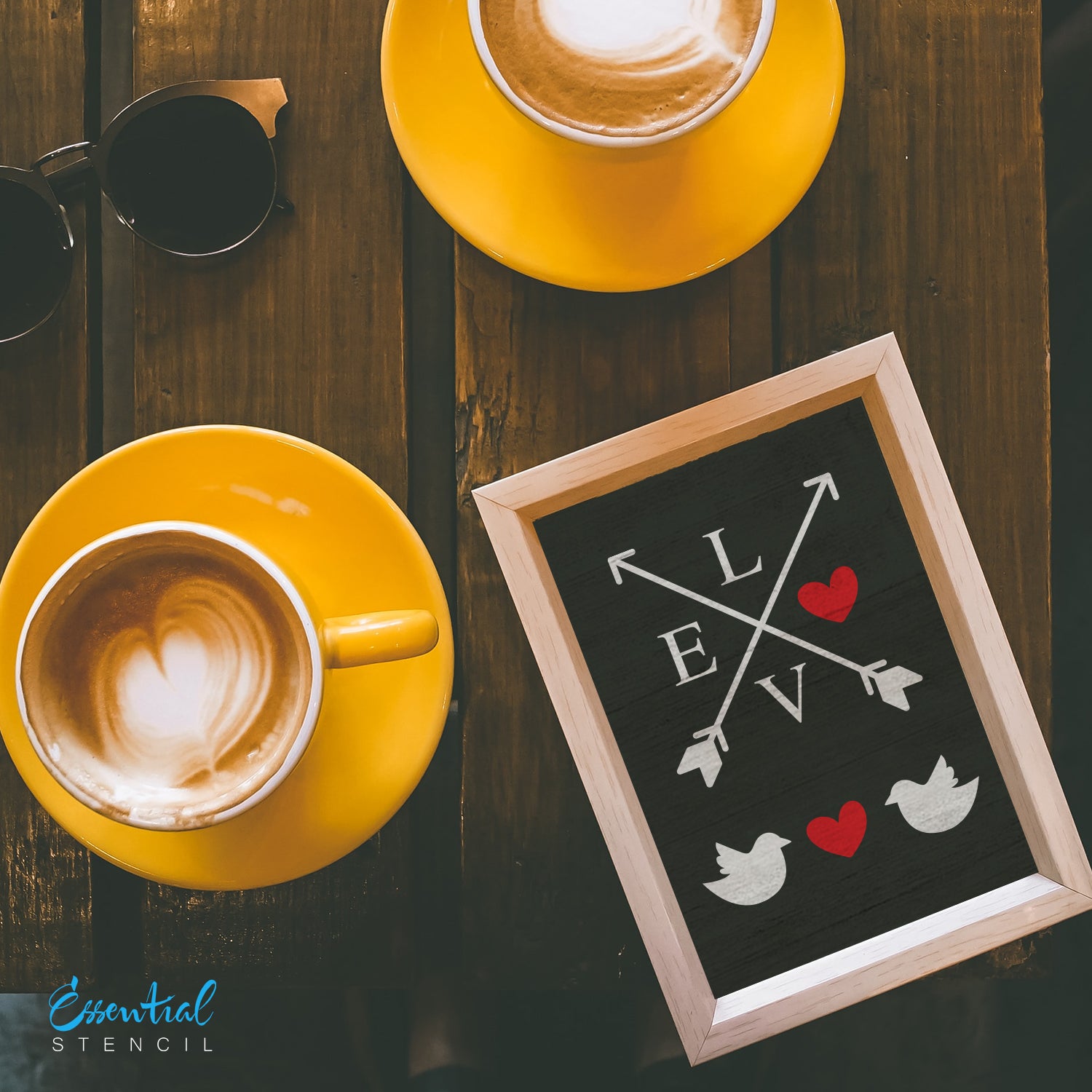 SOTMC - January 2020: Valentine's Shapes Stencil (add-on)