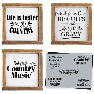 Country Living Stencil (Club Exclusive)