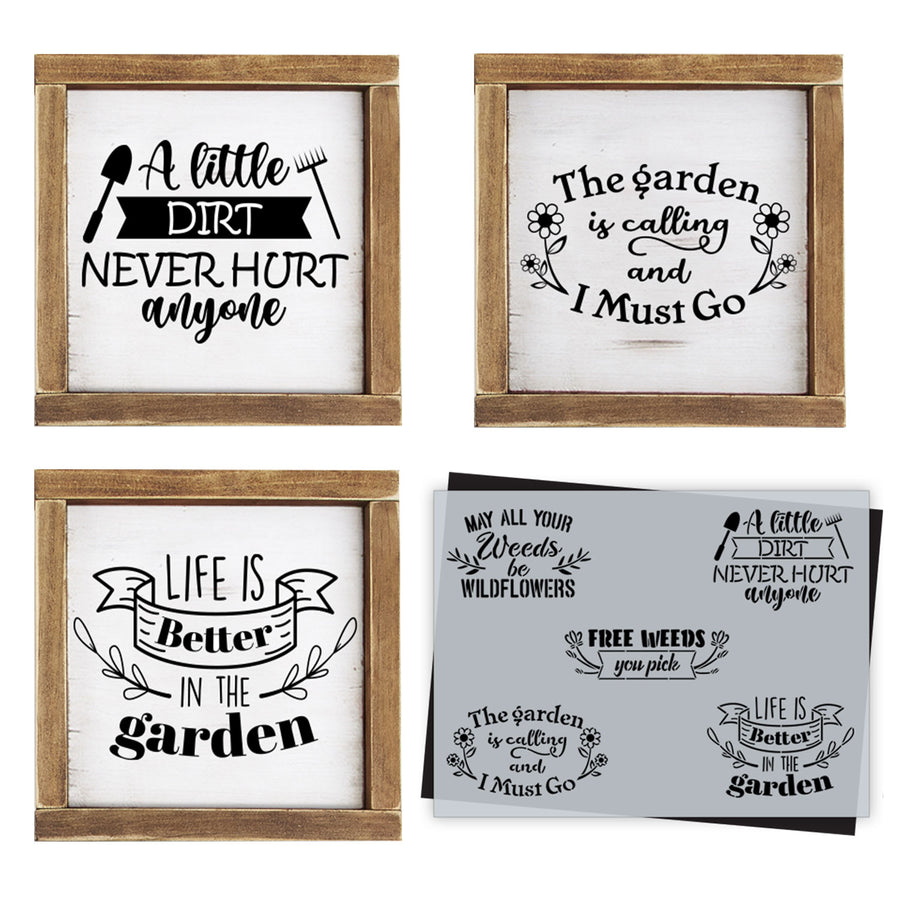 The Garden is calling stencil (Club Exclusive)