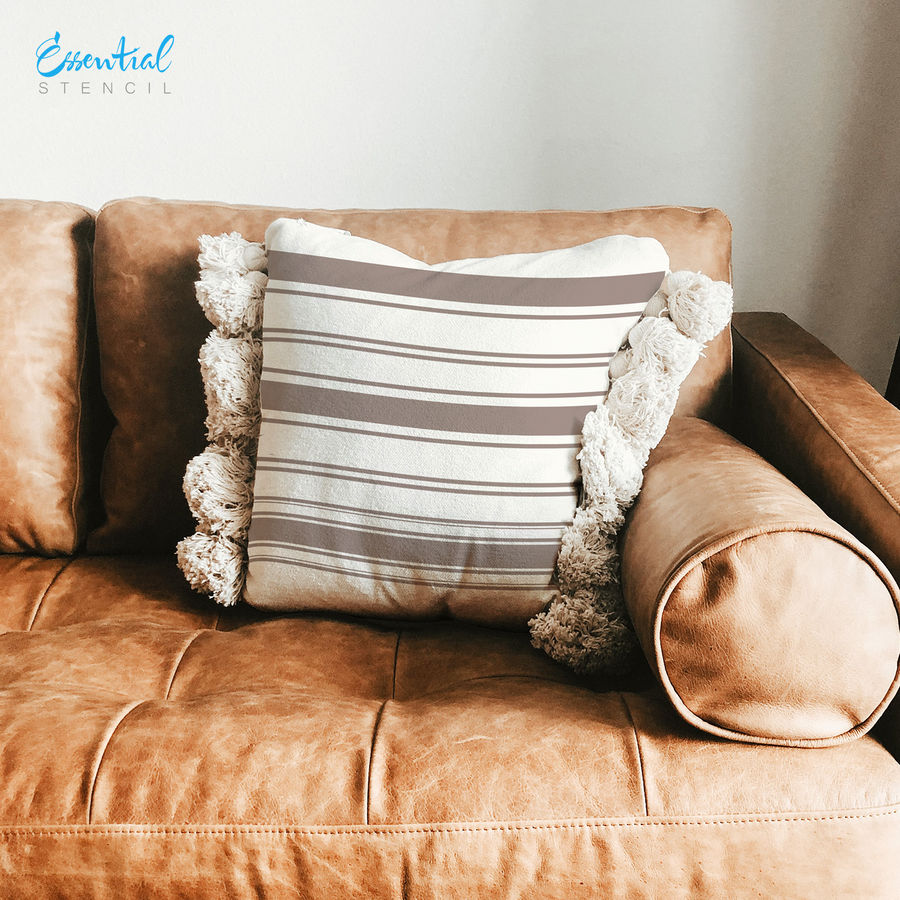 Grain Sack Stripe Stencil Pattern (Club Exclusive)