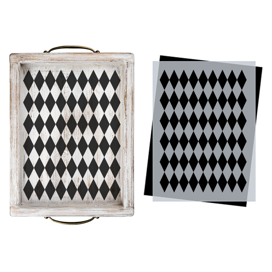 Harlequin Stencil Pattern (Club Exclusive)