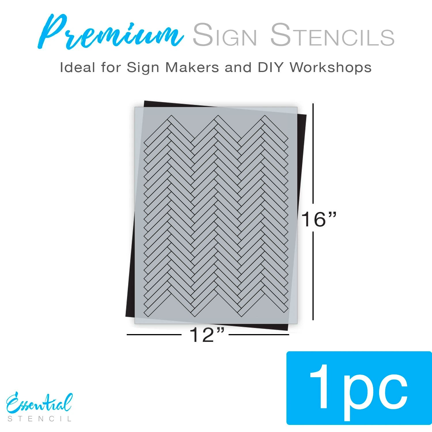 Herringbone Stencil Pattern (Club Exclusive)