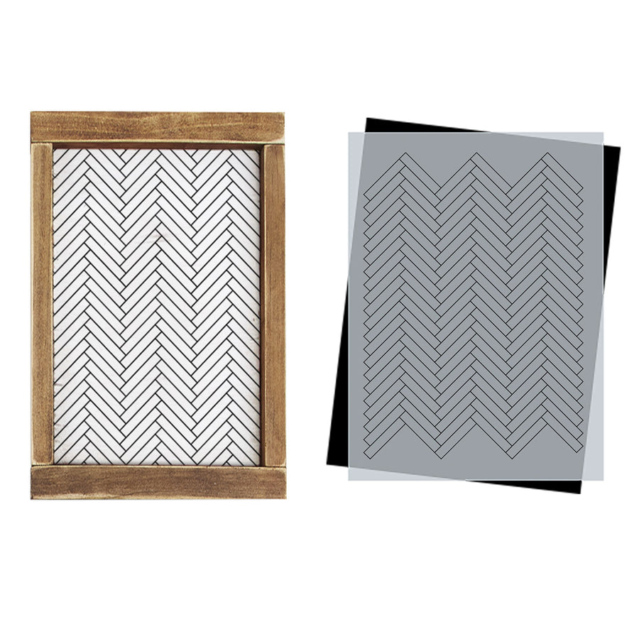 Herringbone Stencil Pattern (Club Exclusive)