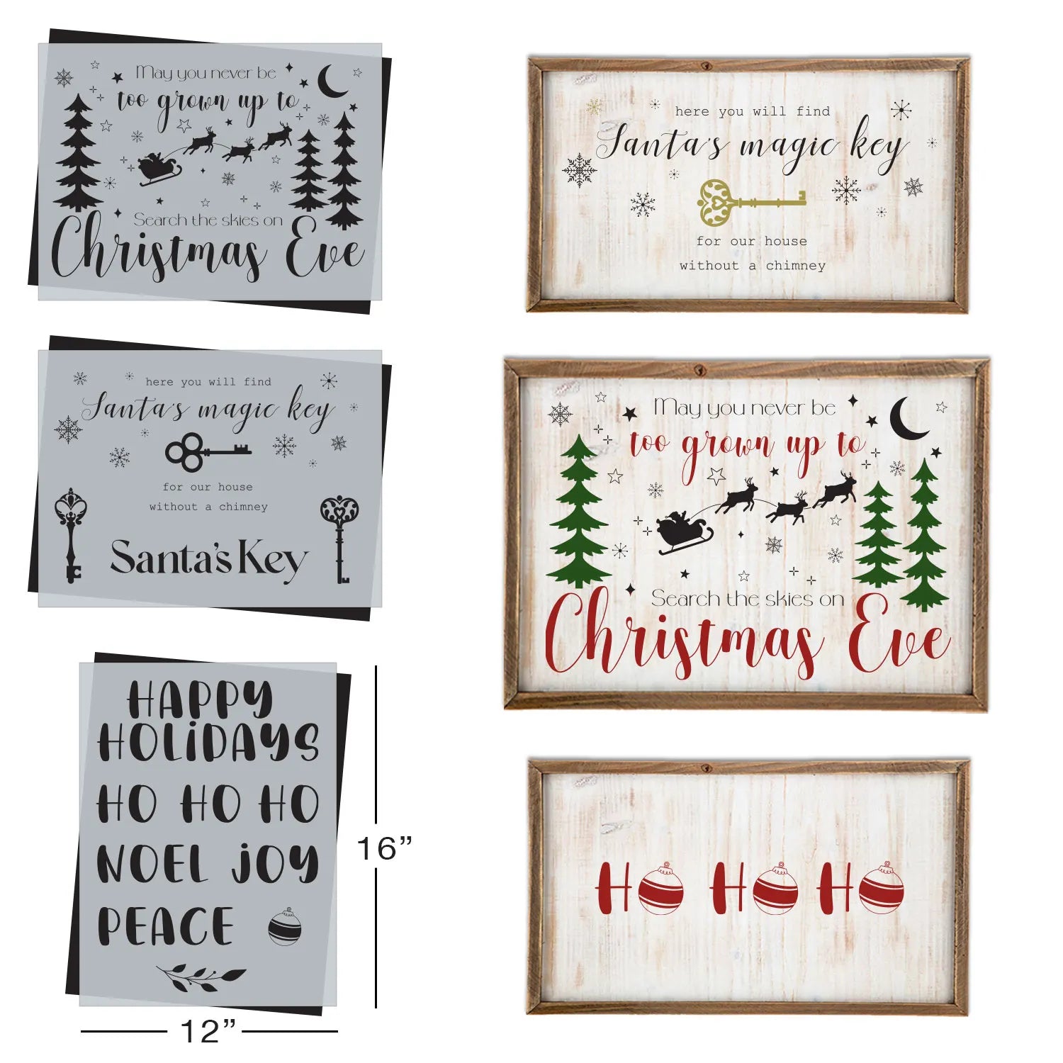 SOTMC - July 2022: Christmas in July Stencil Set by Amanda Dillon