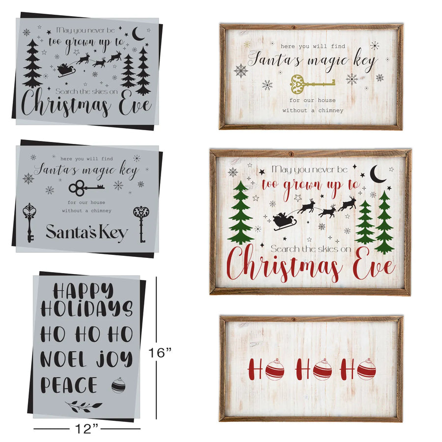 SOTMC - July 2022: Christmas in July Stencil Set by Amanda Dillon