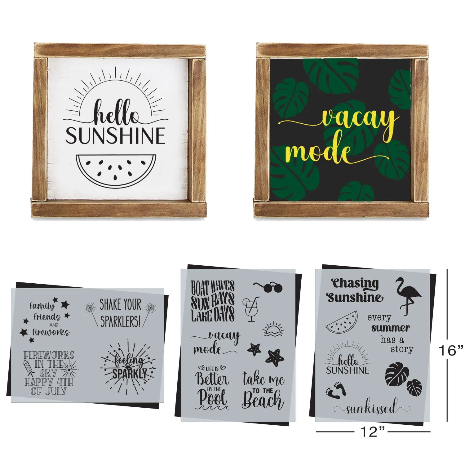 SOTMC - June 2022: All Things Summer Stencil Set