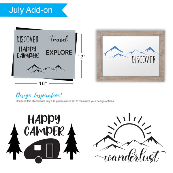SOTMC - July 2020: Adventure Stencil by Heidi Easley (add-on) - Stencil ...
