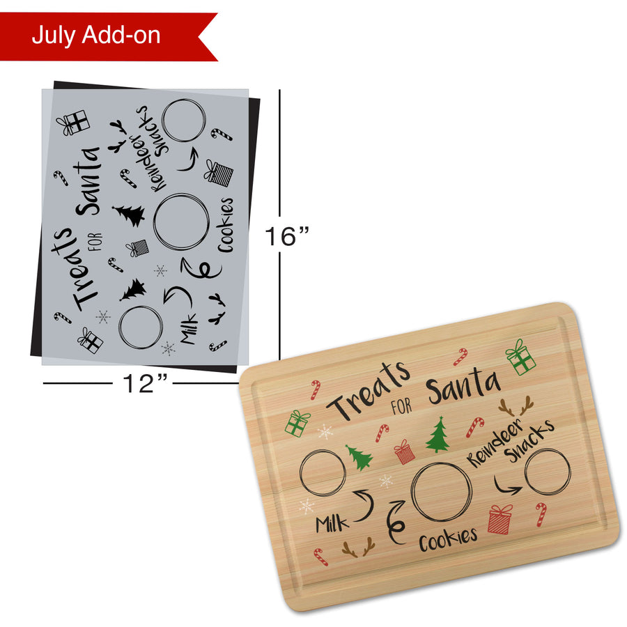 SOTMC - July 2021: Treats for Santa stencil (add-on)