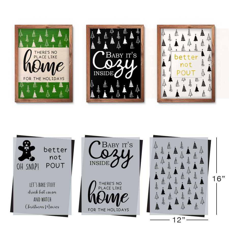 SOTMC - July 2021: Christmas in July Stencil Set