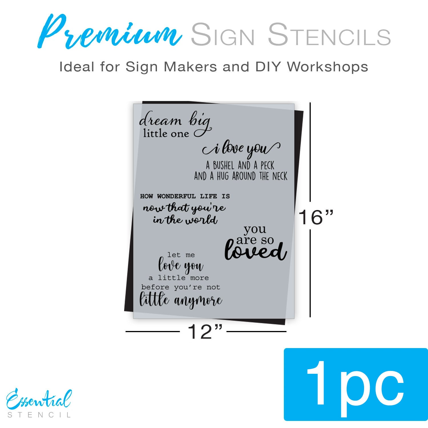 Nursery Sign Stencil (Club Exclusive)