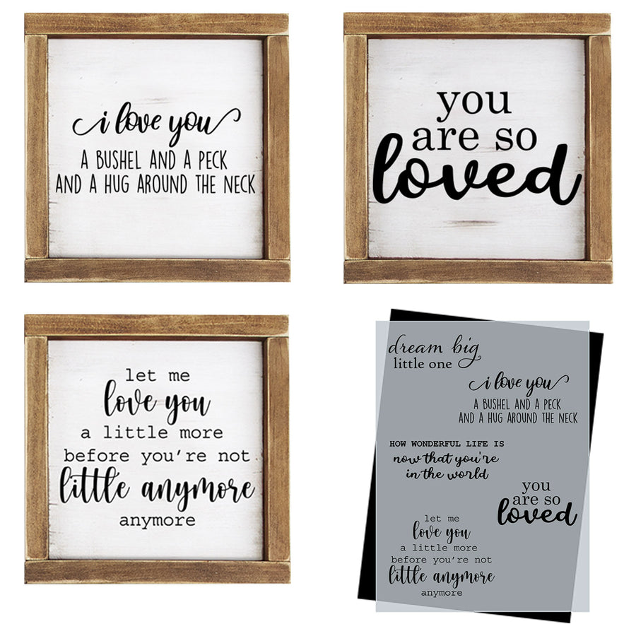 Nursery Sign Stencil (Club Exclusive)