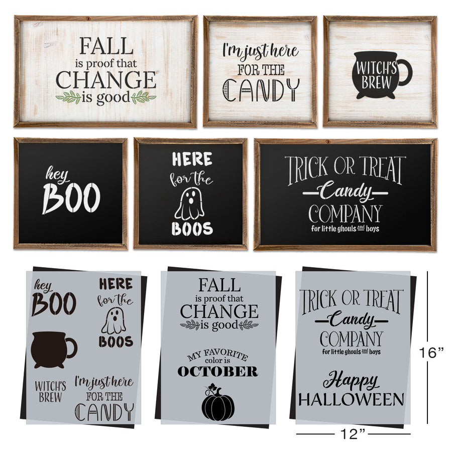 SOTMC - September 2021: Fall & Halloween Stencil Set