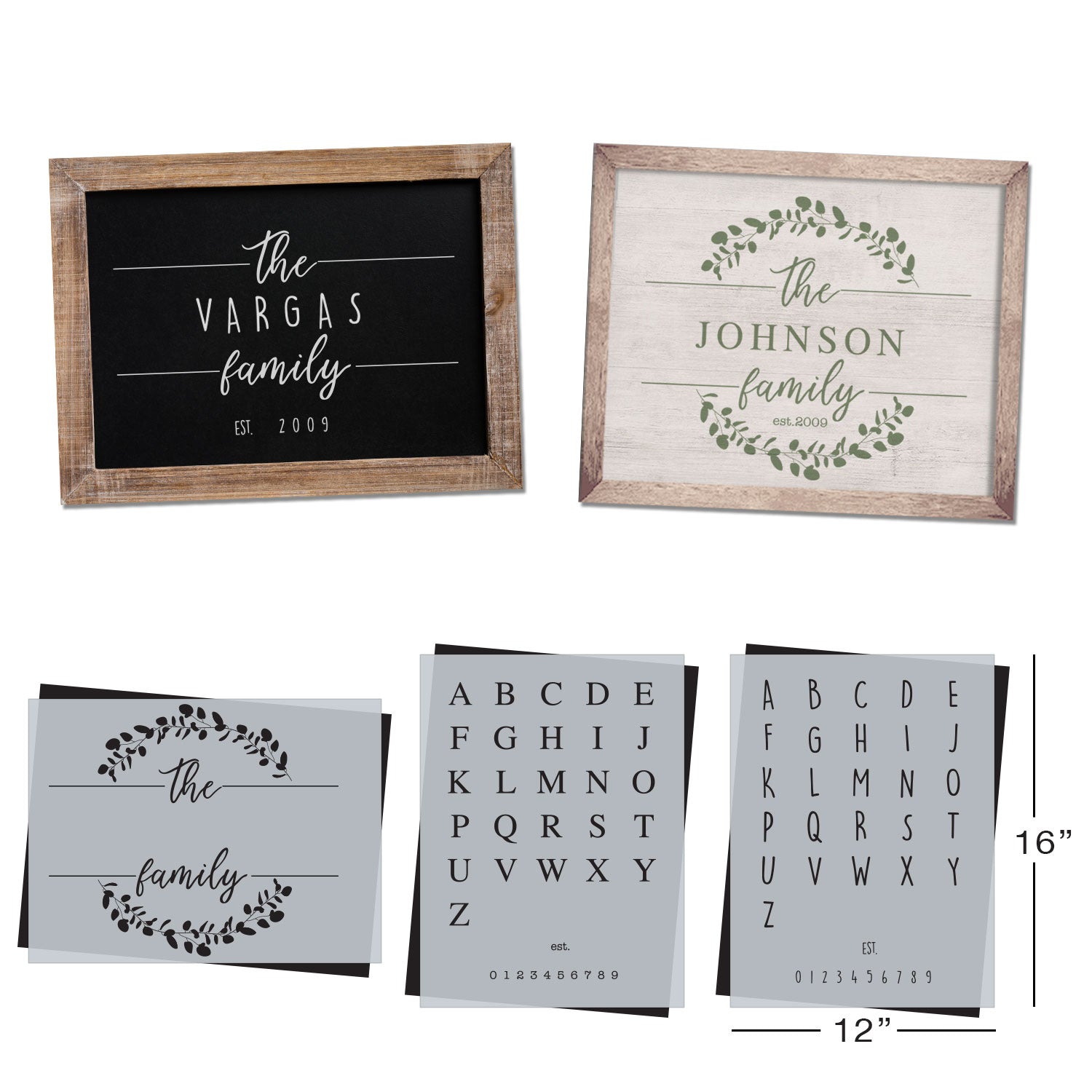 SOTMC - January 2020: Family Established Stencil Set