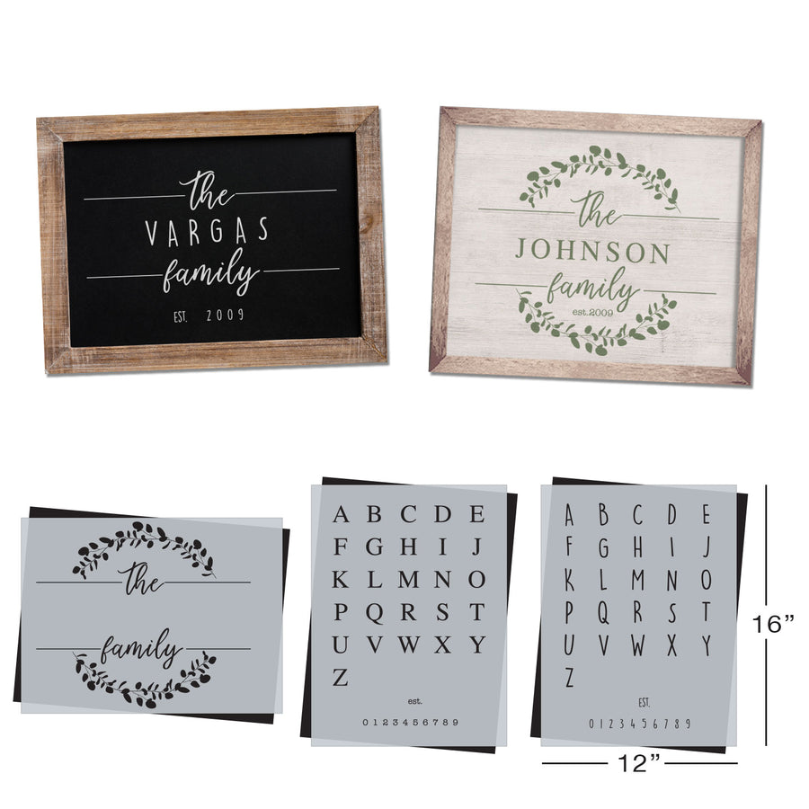 SOTMC - January 2020: Family Established Stencil Set