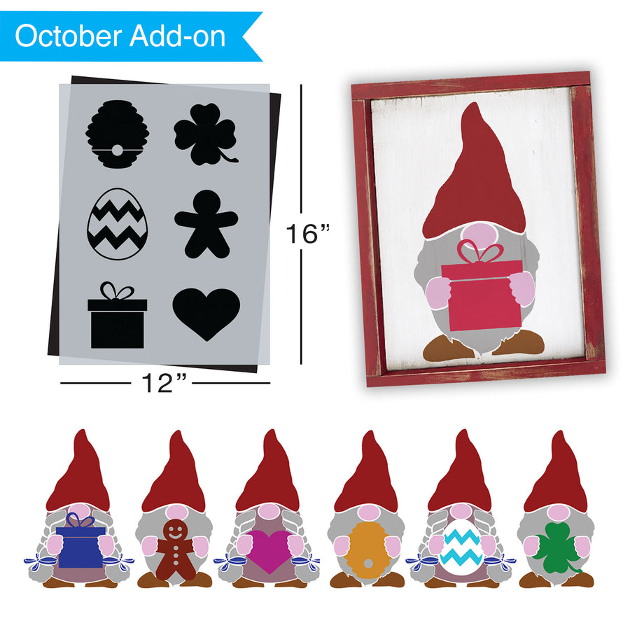 SOTMC - October 2020: Seasonal Items for Gnome Stencil by Carol Czerwinski (add-on)