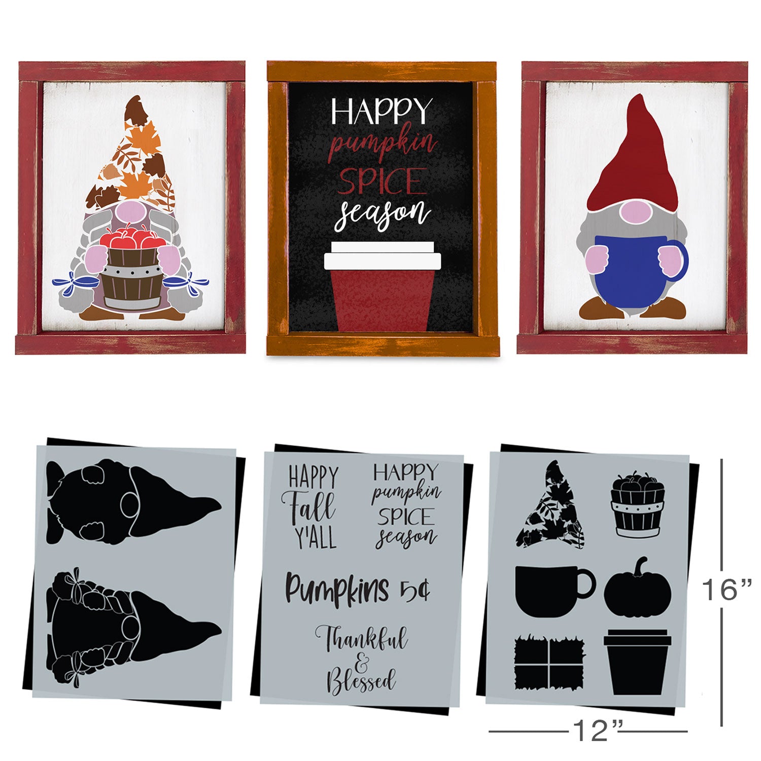 SOTMC - October 2020: Gnome Stencil Set by Carol Czerwinski