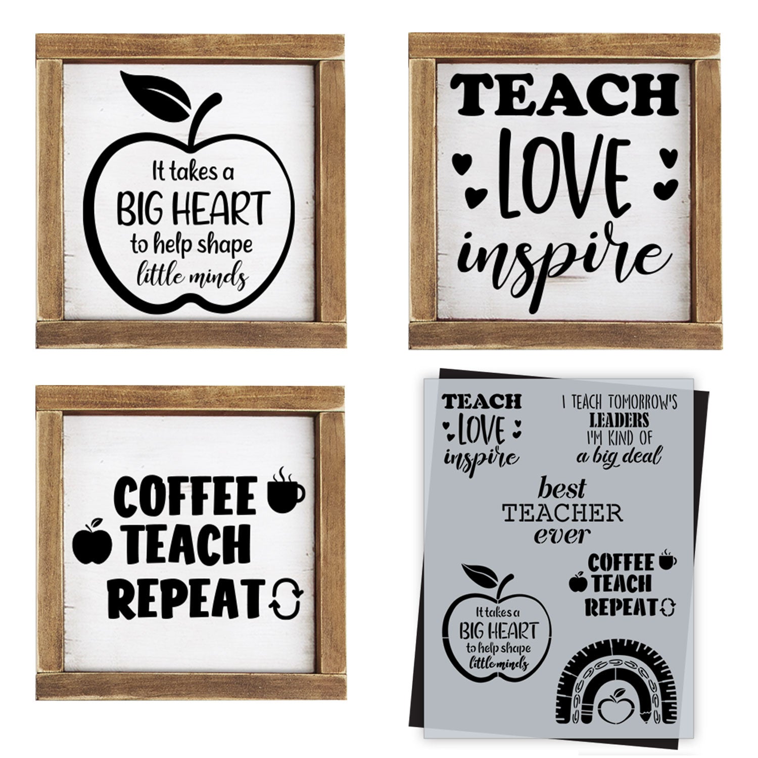 Best Teacher Ever Stencil (Club Exclusive)