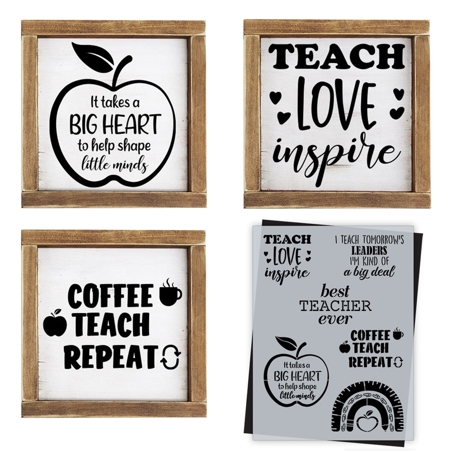 Best Teacher Ever Stencil (Club Exclusive)