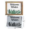 Welcome Winter with Pinecone Stencil (Club Exclusive)