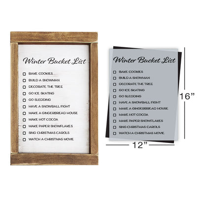 Winter Bucket List Stencil (Club Exclusive)